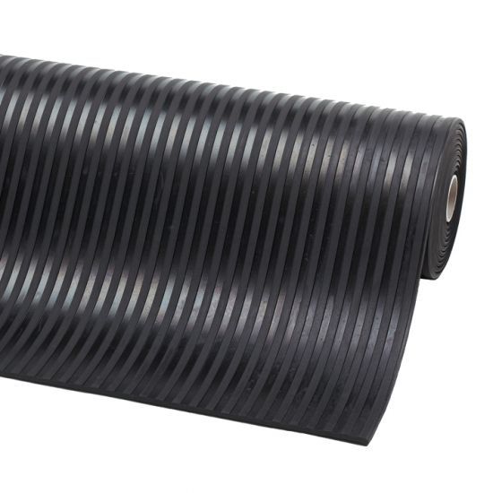 Producto 753 Rib 'n' Roll 6 mm estriado ancho en la categoría Rollos de goma y PVC antideslizante en Alfombras Website