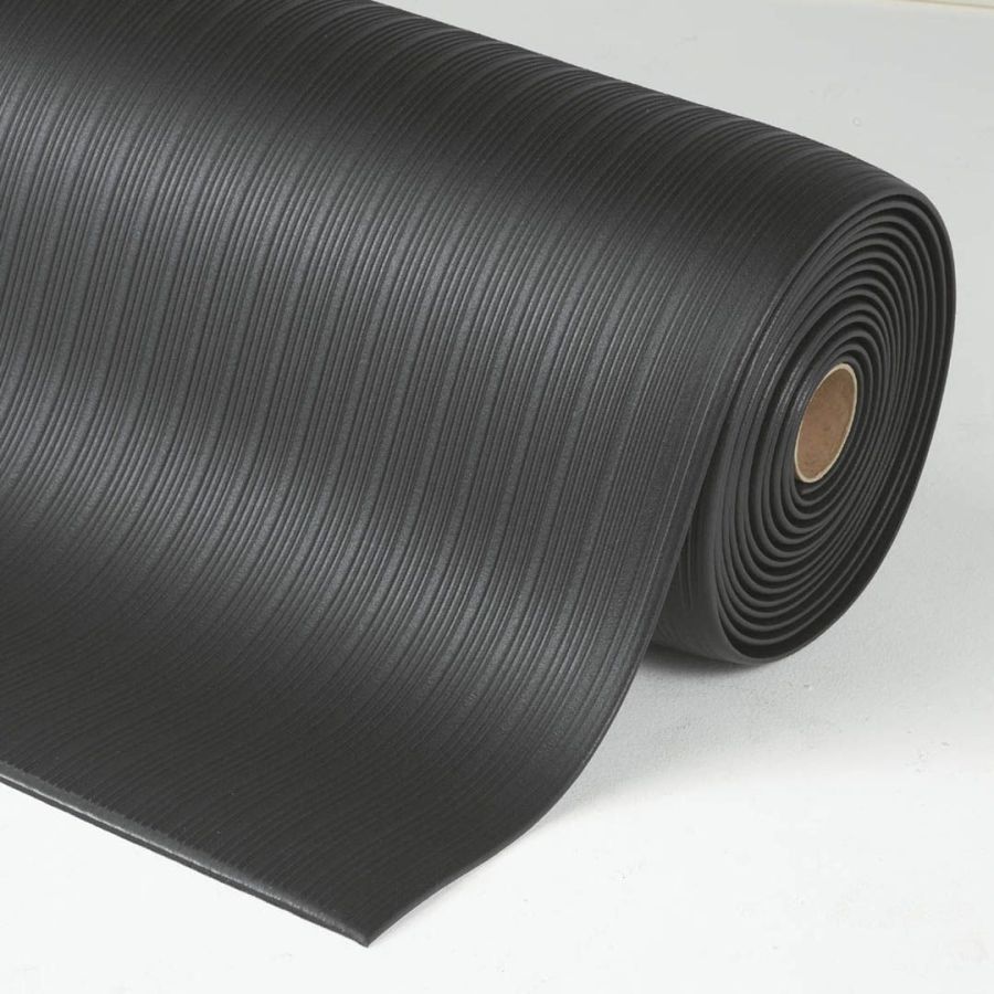 Producto Alfombra para zonas secas Airug Negro 91 x 155 cm con 3 bordes en la categoría Alfombras industriales rebajadas en Alfombras Website