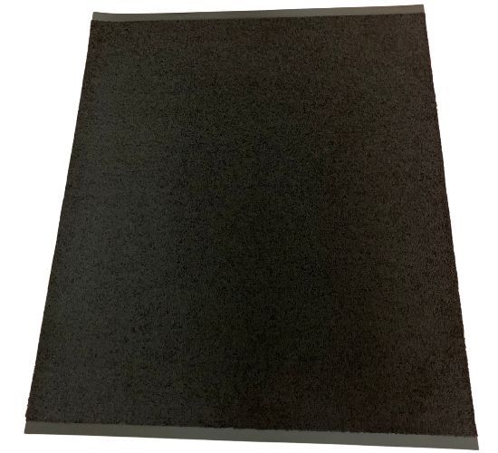 Producto Alfombra para entradas Essence Negro 120x105cm con dos bordes en la categoría Alfombras de entrada rebajadas en Alfombras Website