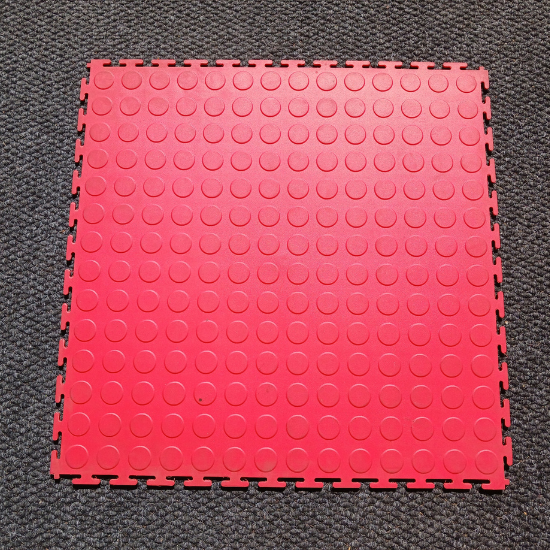 Producto Losetas PVC Rojo 50 x 50 cm grosor 5 mm en la categoría Tienda Outlet en Alfombras Website