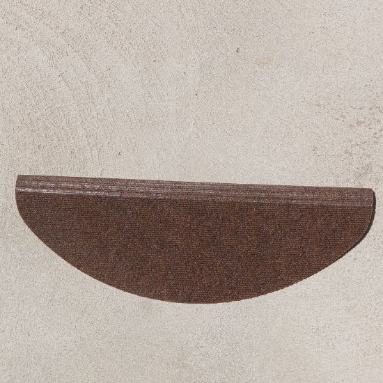 Producto Caja de 16 peldaños para escaleras semicircular marrón 65x24cm en la categoría Alfombras de entrada rebajadas en Alfombras Website