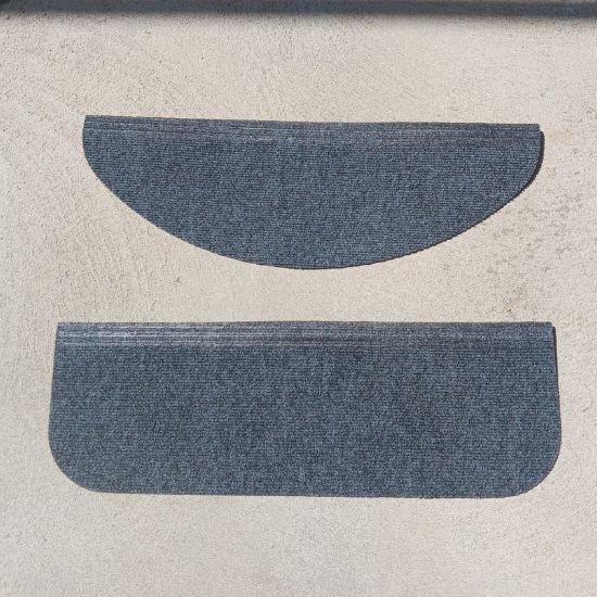 Producto Caja de 16 peldaños para escaleras rectangular gris 65x24cm en la categoría Alfombras de entrada rebajadas en Alfombras Website