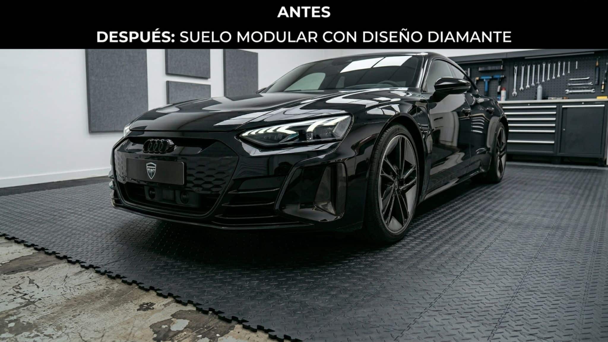¿Cómo disimular un suelo feo con losetas de PVC?