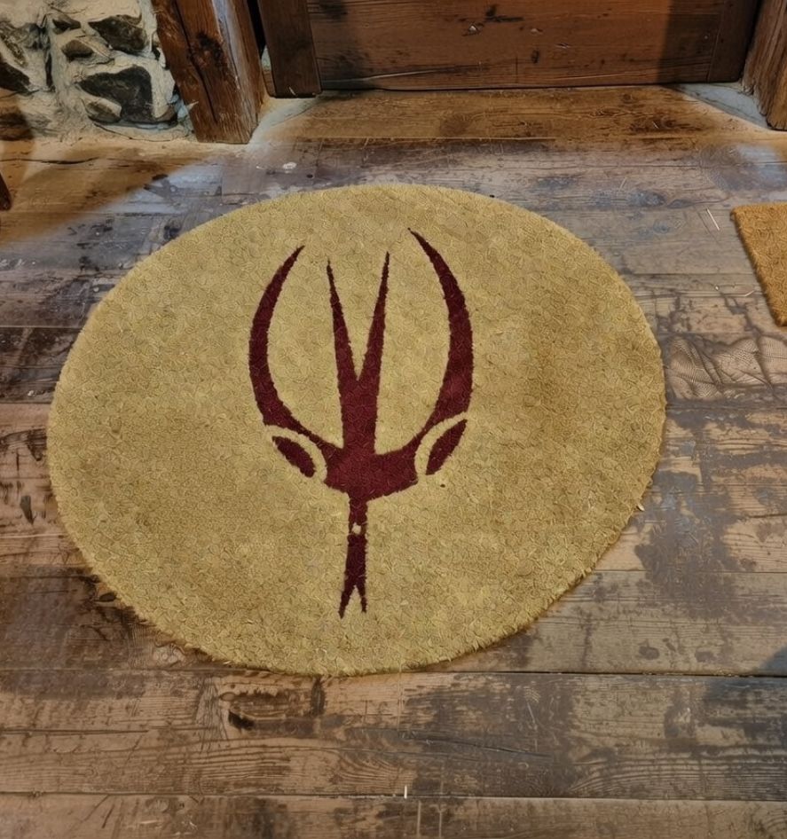 alfombra con logo personalizado